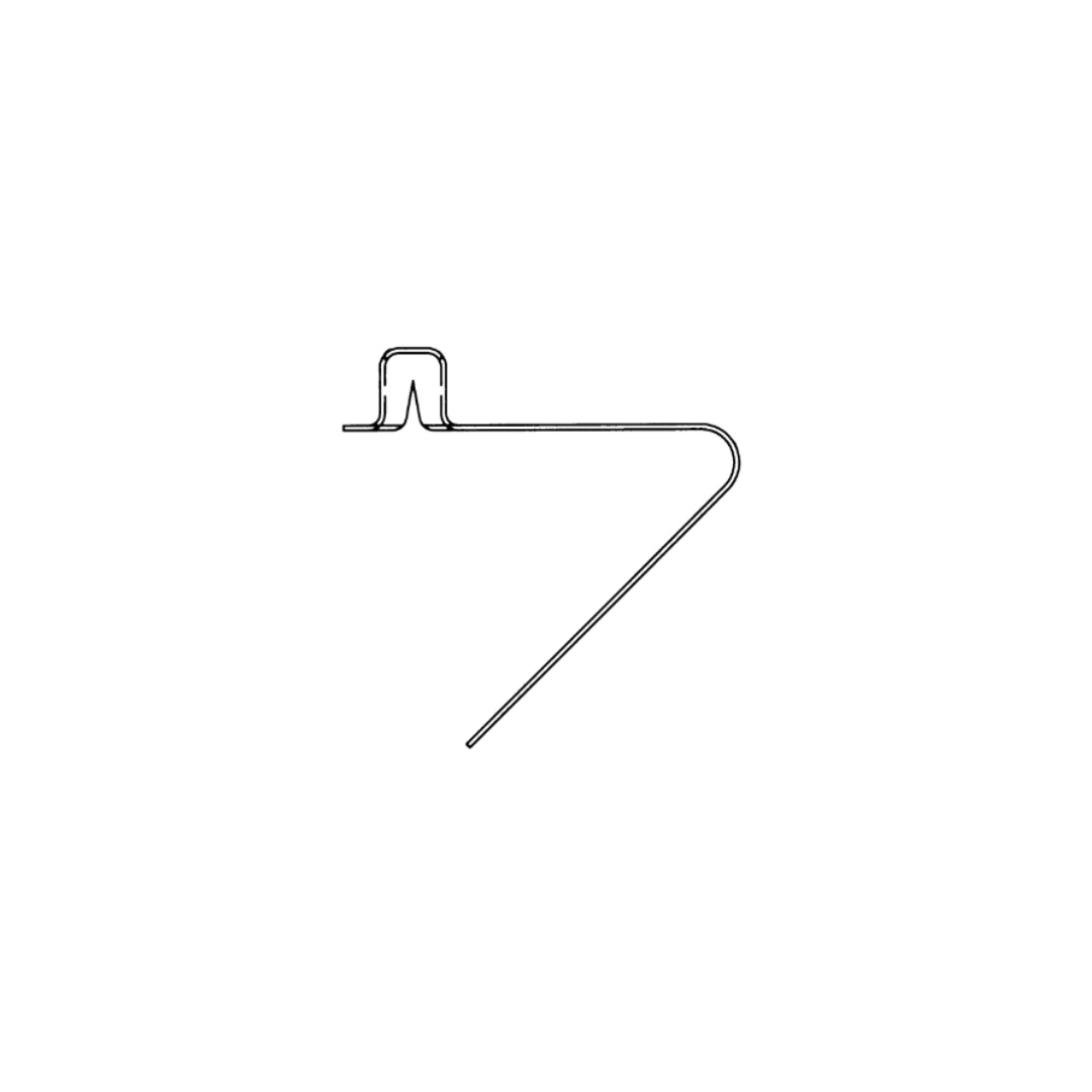 A-153 -Single End- Straight Leg Snap Button